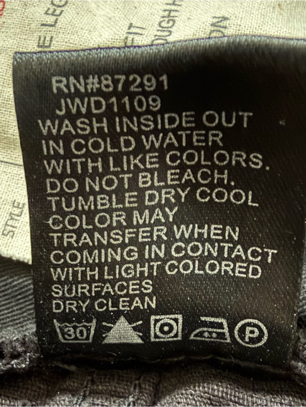 NWT Johnny Was SUKI Wide Leg High Rise Corduroy Jeans Pants - Black - Sz 31 - Picture 15 of 16